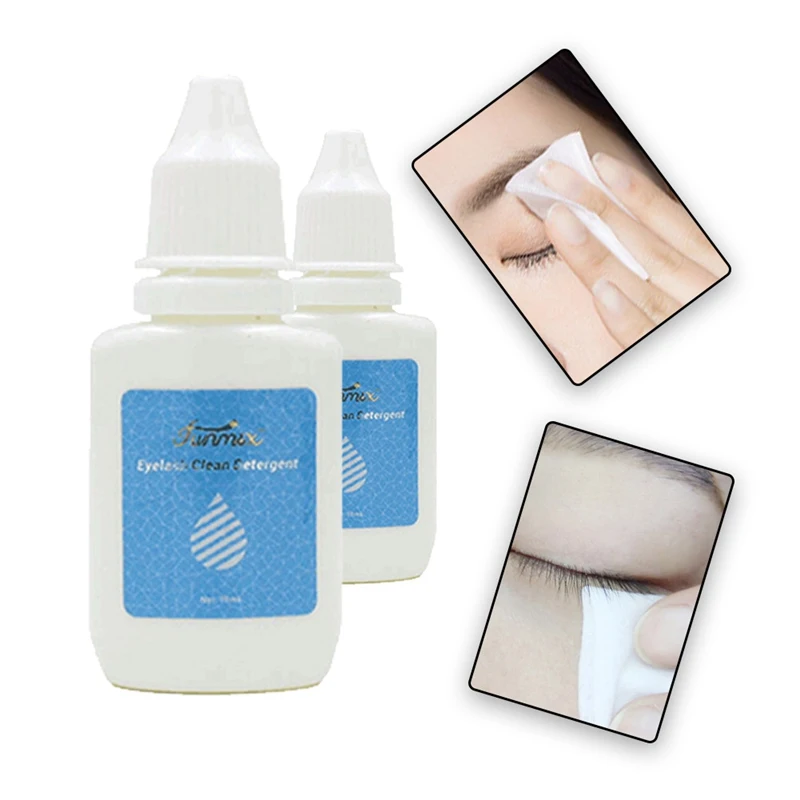 10ml/bottle Eyelash Cleaner Primer False Eyelash Extension Clean Liquid Eye Lashes Before
