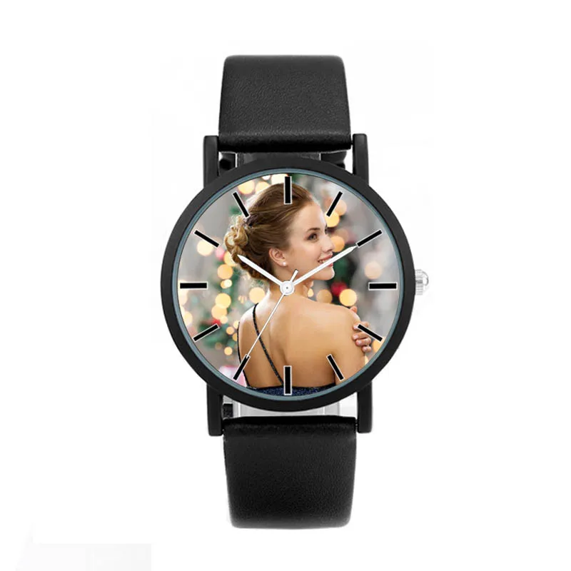 

A3317w DIY watch photo Printing wristwatch personal watches logo design Birthday Gift for lover's Picture Customize clock