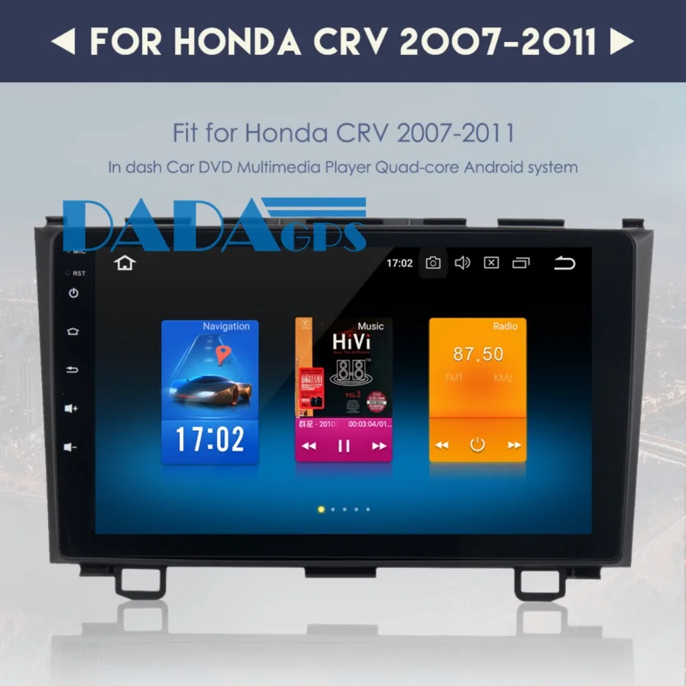 Flash Deal 2din Android 8.0 7.1 Car Radio GPS Navigation for Honda CRV 2007-2011 Audio Car Stereo no DVD Player Multimedia Headunit Vehicle 1