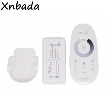 

2.4G Wireless RF Led Strip Controller Dimmer With Wall Mounted Touch Remote For Single Color Led Strip DC12-24V
