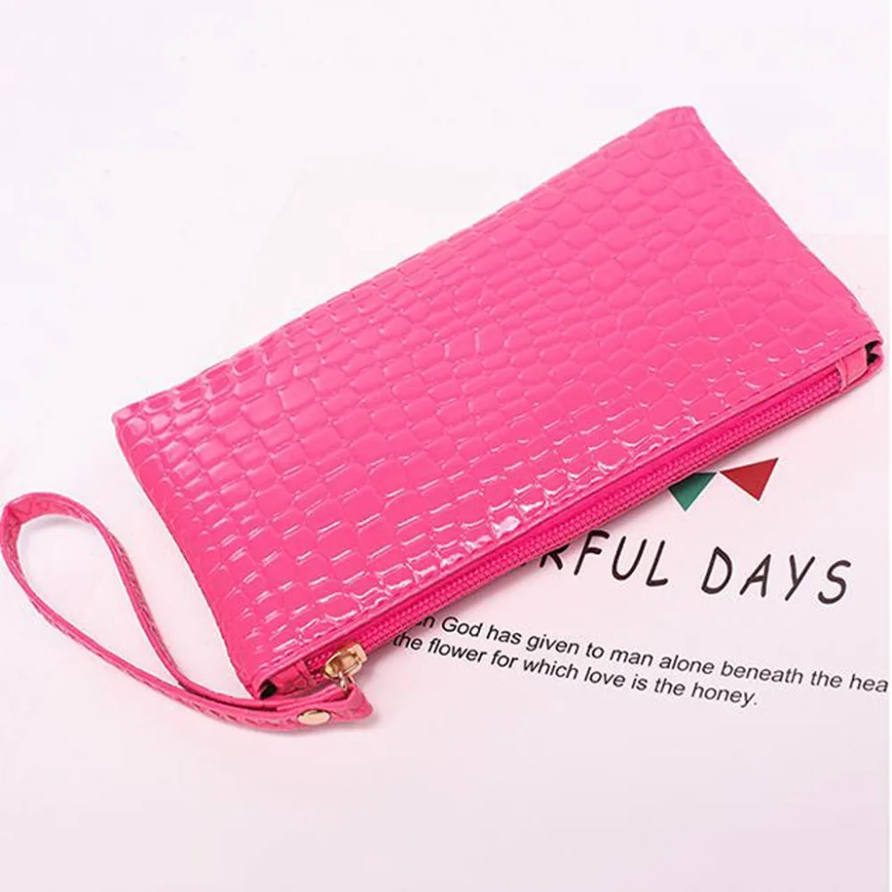

Crocodile Leather Coin Purse Women Small Wallet Change Purses Mini Zipper Money Bags Handbag Bag Wallets Key Holder carteira