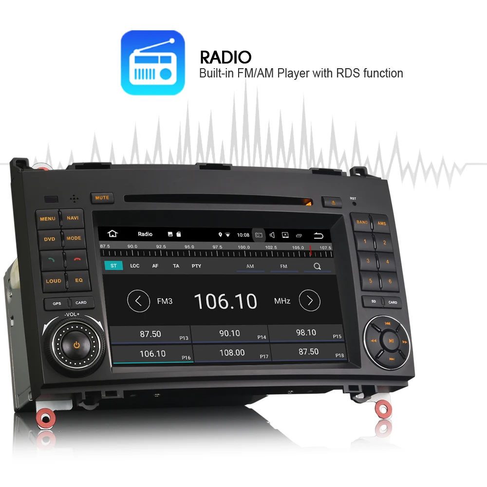 Android 7 1 DAB + авторадио для Mercedes B Class W245 200 Sprinter Viano Vito радио GPS навигация CD DVD mp3 плеер 3G
