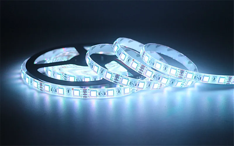 5 м 10 м RGB Светодиодные ленты 12 В SMD 2835 5050 RGB Водонепроницаемый гибкая лента красочные дюралайта строка лампа + светодиодный контроллер +