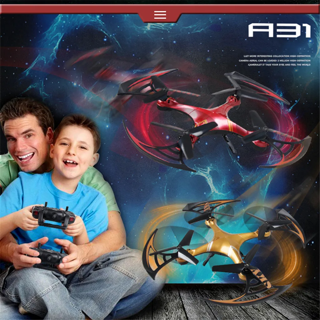RC Airplanes Attop A31 2.4Ghz 3D Flips Altitude Hold RC Quadcopter Drone Flying Toys T605