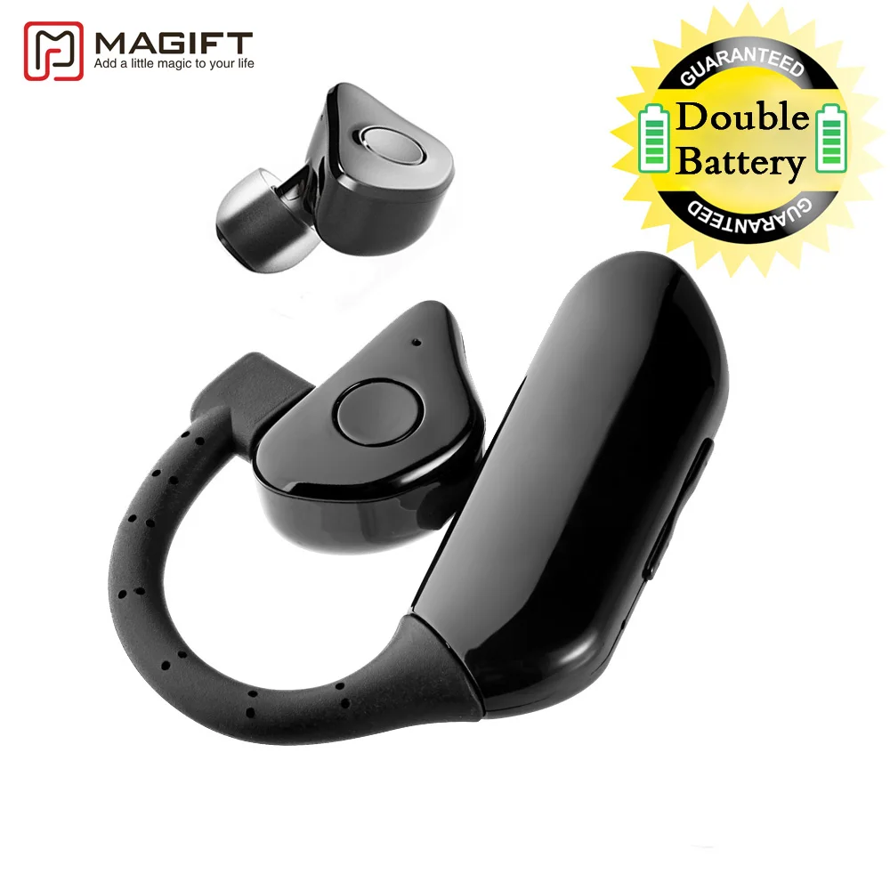 bilder für Magift Q8 Mini und Business Wireless Bluetooth Kopfhörer Doppel Batterie Dual-netzteil Abnehmbare Ohrhörer für Mobiltelefone Auto bilder für Magift Q8 Mini und Business Wireless Bluetooth Kopfhörer Doppel Batterie Dual-netzteil Abnehmbare Ohrhörer für Mobiltelefone Auto