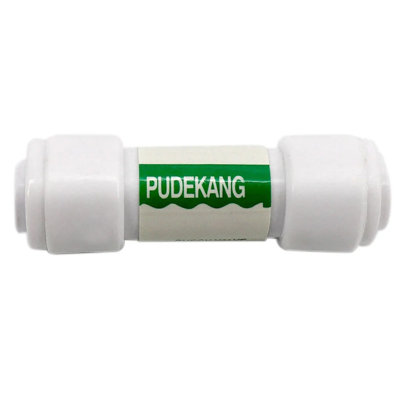 New 1/4" Quick-fit Check Valve Push In Check Valvefor Non Return Water Reverse Osmosis System Filters