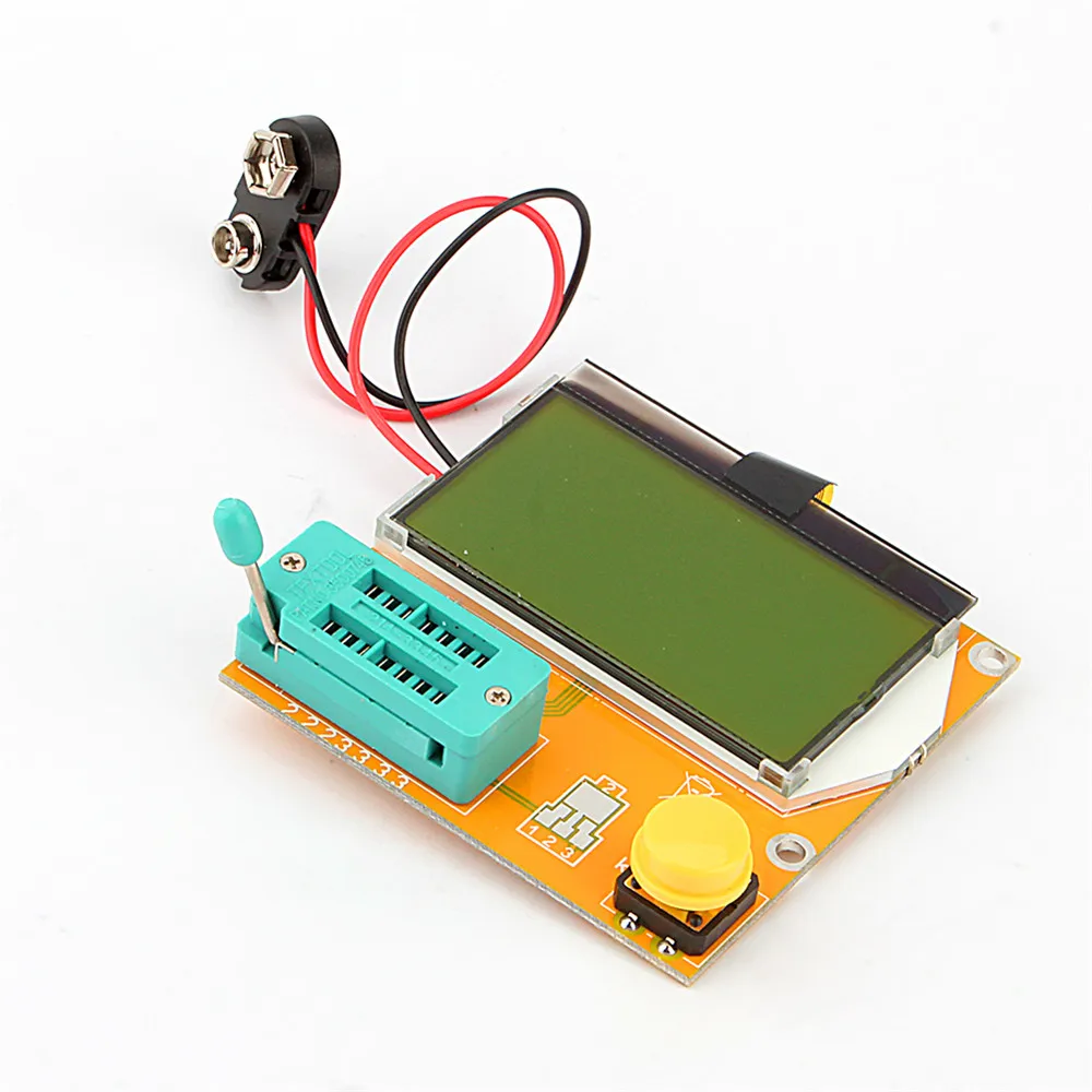 

LCR-T3 Graphical Multi-function Tester Mega328 Transistor Tester Diode Triode Capacitance ESR Meter MOS/PNP/NPN L/C/R 12864 LCD