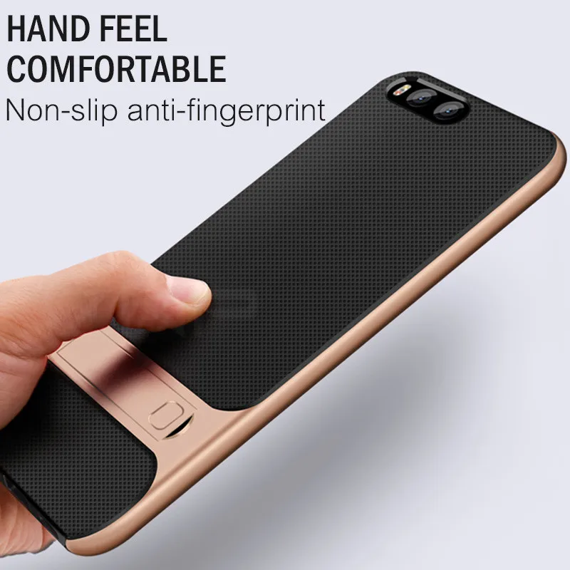 

ZNP 2018 New Luxury Ultra-Thin PC + TPU Phone Case For Xiaomi Mi5S Mi A1 Mi 5X Kickstand Cover For Xiaomi Mi6 Protective Cases