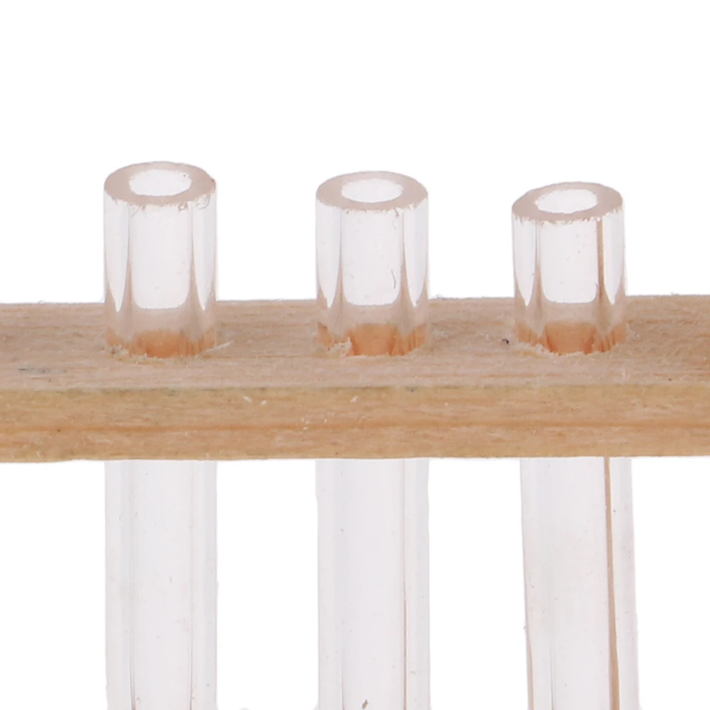 1/12 Miniature Test Tube Experiment Equipment for Dolls House Learning/Lab Room Accessory