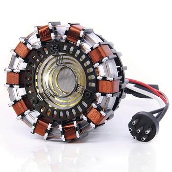 

1:1 scale Iron Man MARK2 Arc Reactor A generation of glowing iron man heart model with LED Light Action Figure Toy 6