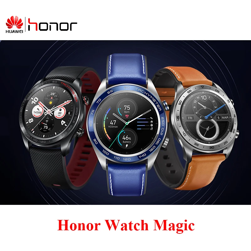 

Honor Magic Watch Heart Rate Sleep Run Cycling Swimming Pressure Monitoring GPS Smart Sport Watch