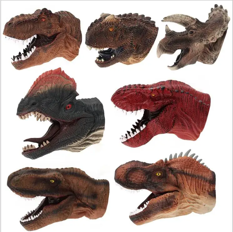 

Dinosaur Hand Puppet Tyrannosaurus Model 3D Toy For Collection Jurassic World 2 Dinosaur Model