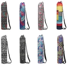 MrY 75*16 см Коврик для йоги, пилатеса, сумка, практичный холщовый ремешок на шнурке для 6 мм коврика, спортивный рюкзак, тканевый держатель для бутылки