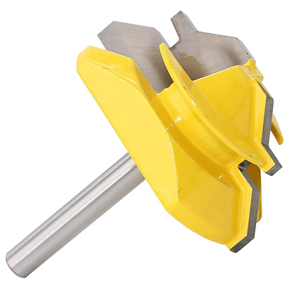 

45 Degree Woodwork Milling Cutters Woodworker Lock Miter Router Bit 1/4" Shank Tenon Cutter