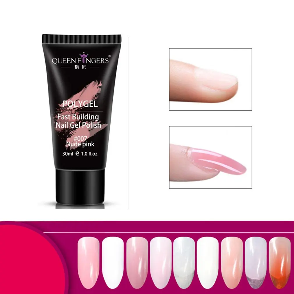

30ml Nail Poly Gel Nail Extender Extend Gel For Building Manicure Nail Art Tip Extension Polygel Nail Decorations