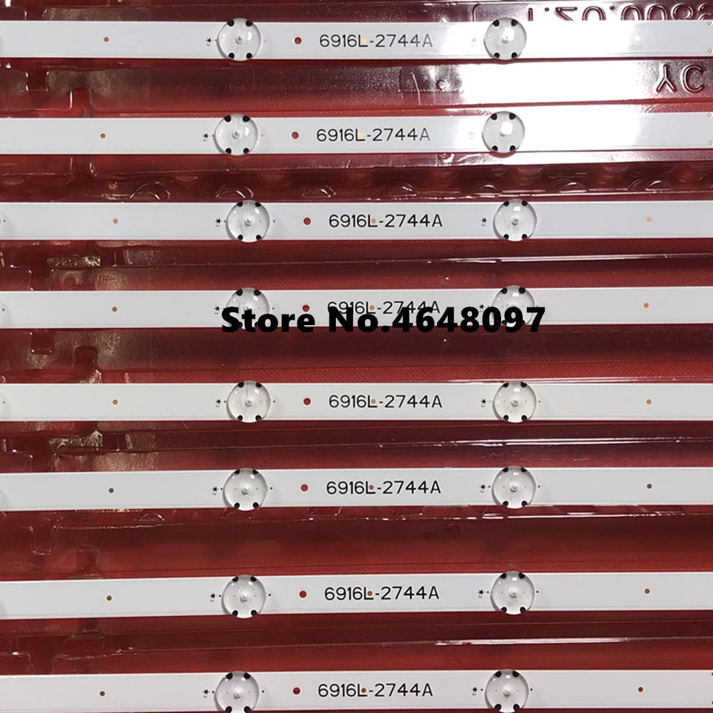 84 см de retroiluminación светодиодный 7/8 s para LG 43 &quot43lh5700 ТВ 43VH6100 43UH603V 6916L 2744A 2743A V16.5 ART3 LC430DGE FJ