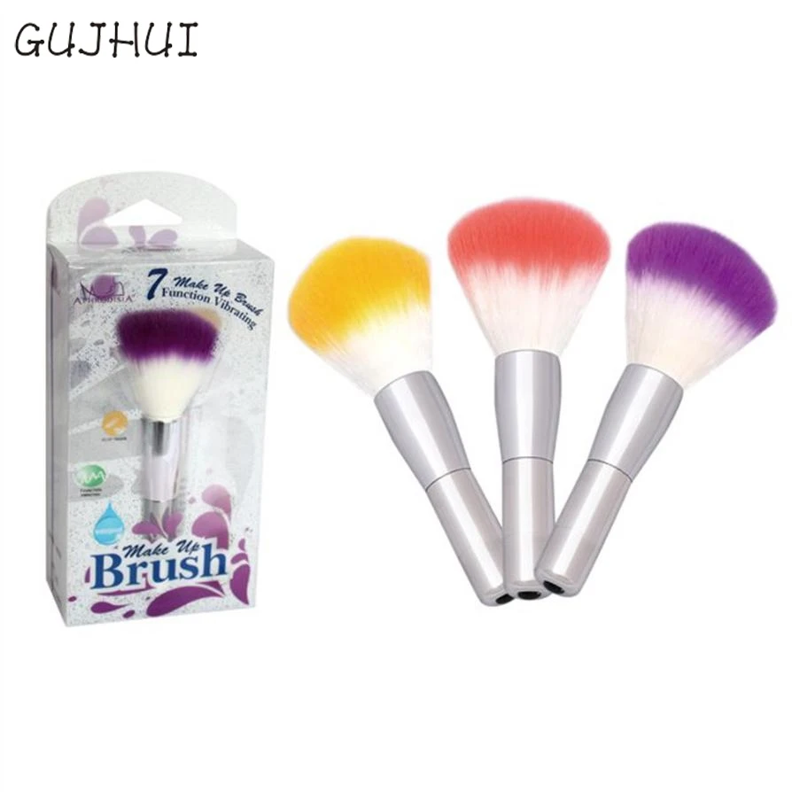 Beauty Girl Women G Spot Vibrating Clitoral Vibrator Massager Adult Sex Toy brush Aug 29