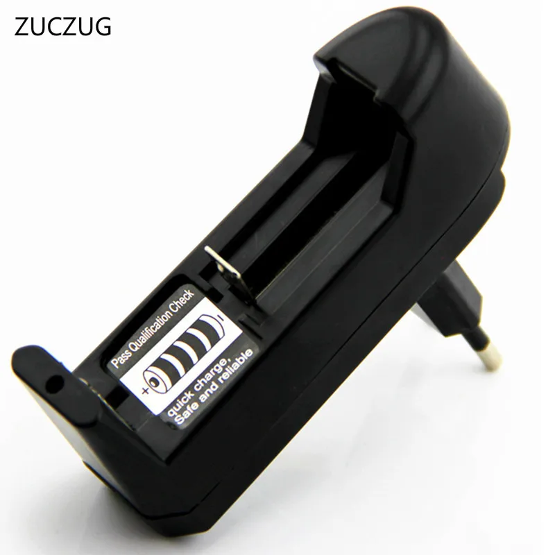 ZUCZUG EU Plug Adjustable Universal Battery Charger For 3.7V 18650 16340 14500 Li-ion Rechargeable Battery 1PC