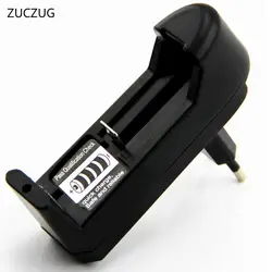 ZUCZUG ЕС Plug регулируемые Универсальный батарея зарядное В устройство зарядки для 14500 в 16340 18650 3,7 литий-ионный перезаряжаемые батарея 1 шт