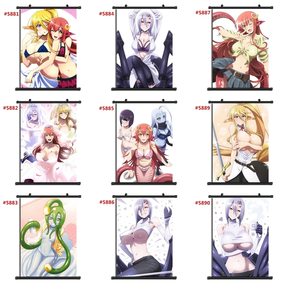 

monster musume no iru nichijou Anime manga wall Poster Scroll