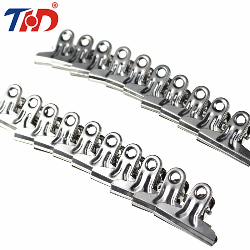 

THD 20/10/4/3 Pcs Stainless Steel Metal Clips Notes Letter Office Finishing Securing Stationery Clip Paper Document Binder Clips