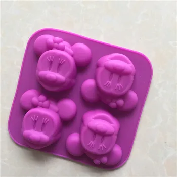 

4 even silicone moon cake mold kitchen bakery silicone cake mold