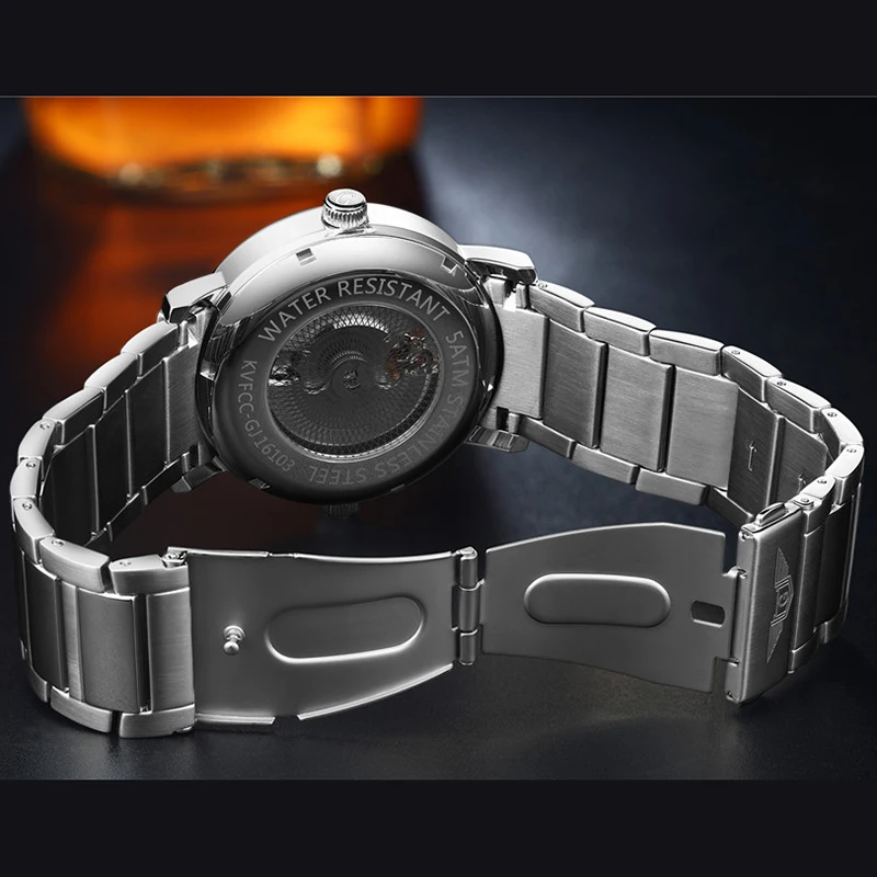 GUANQIN Автоматические Tourbillon механические часы мужские Скелетон Роскошные