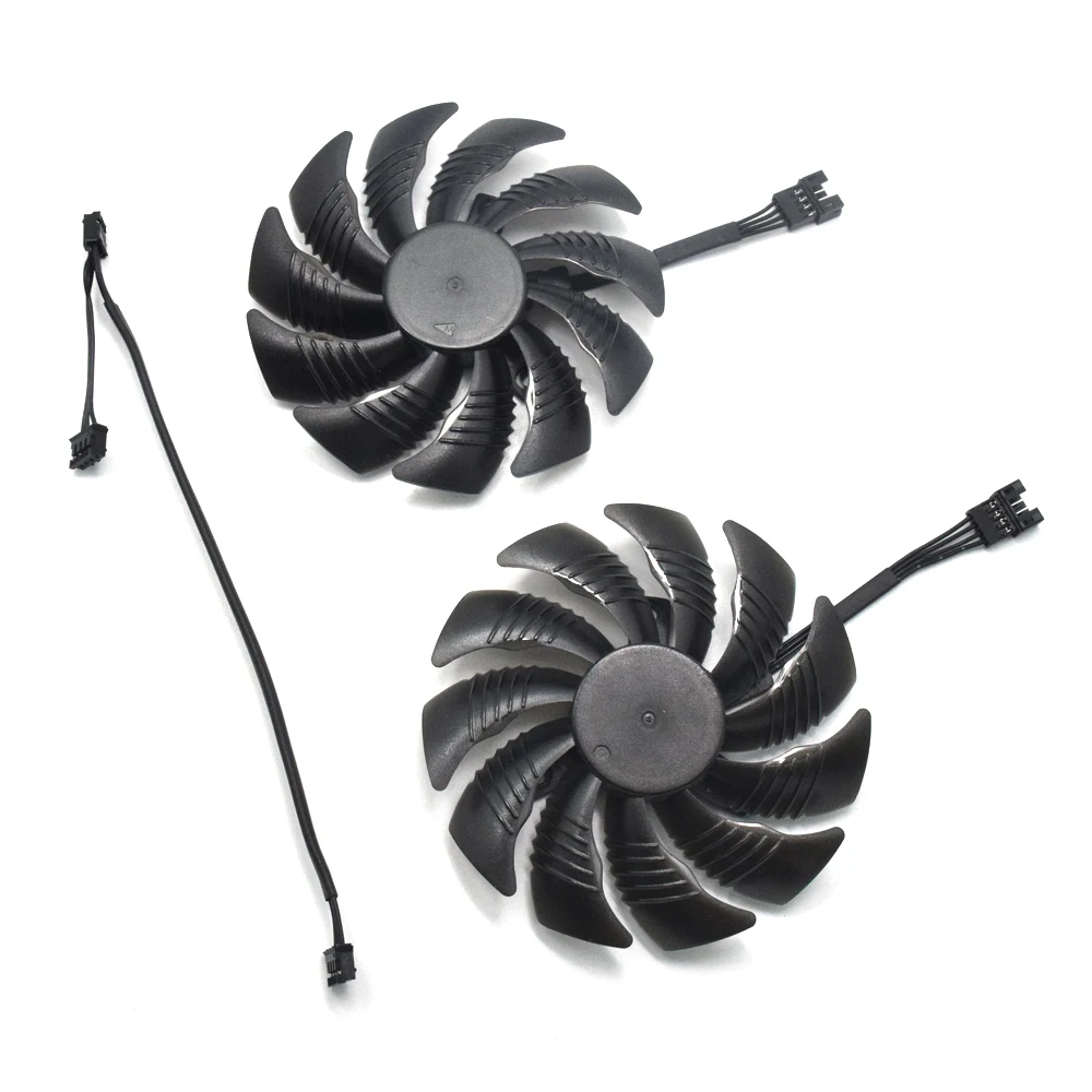 Новый вентилятор охлаждения T129215SU 0.50A 4Pin заменяемый для видеокарты Gigabyte GeForce RX 570