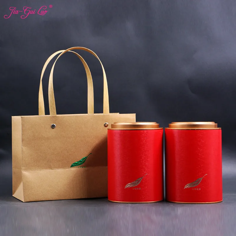 

Jia-gui luo Kraft Paper Dried Fructose Tea Box Medicine Bottle 250g 125g 75g Portable Lightweight Tinplate Cover