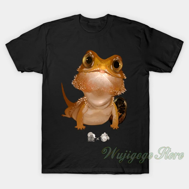 

Summer Light Bearded Dragon & Friend men T-Shirt women cotton t shirt Short Sleeve funny printed tshirts