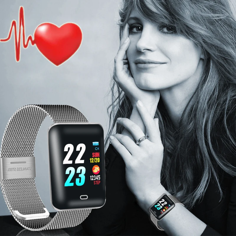 

Square Smart Watch Women Ladies Brand Luxury Bracelet Wristwatches Electronic LED Digital Sport Wrist Watches For Female Clock