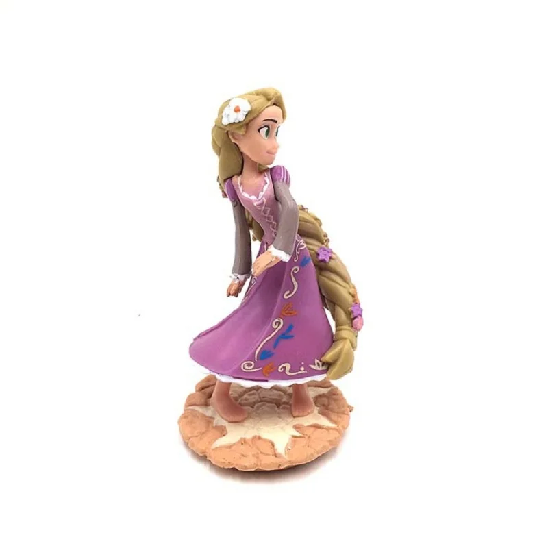 Disney popular toys Frozen 2 elsa Anna Princess Cake Styling Accessories Doll Hand Micro Landscape Decoration birthday gift 9cm