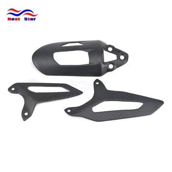 

Motorcycle Carbon Fibre Rear Shock absorber Cover And Heel Guard For Ducati 899 959 1199 1299 Panigale