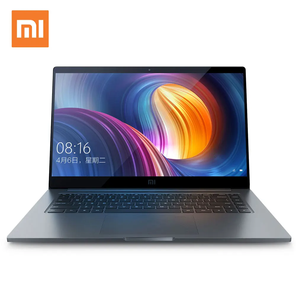 Ноутбук Xiaomi Mi Air Pro 15,6 дюймов Тетрадь Intel Core Quad Процессор NVIDIA 16 ГБ 256 ГБ SSD GDDR5 отпечатков пальцев разблокировать Windows 10