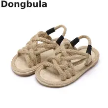 2019 Summer Children's Hemp Rope Sandals For Boys Girls Soft Bottom Roman Shoes Kids Open Toe Sandals Non-slip Baby Casual Shoes 2019 Summer Children's Hemp Rope Sandals For Boys Girls Soft Bottom Roman Shoes Kids Open Toe Sandals Non-slip Baby Casual Shoes