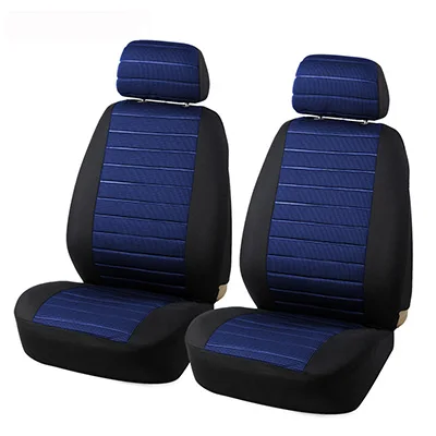 AUTOYOUTH автомобильные чехлы на переднее сиденье универсальные автомобильные защитные чехлы для сидений, чехлы для автомобиля, аксессуары для украшения интерьера, 1 пара - Название цвета: BLUE