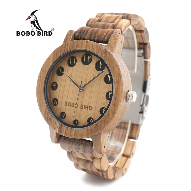 Мужские роскошные классические часы BOBO BIRD V N24/N25 высококачественные кварцевые