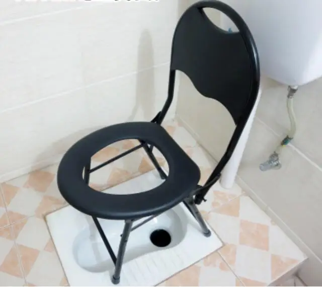 Sitting height 38cm Folding Commode chair pregnant woman Bath chair ... Sitting height 38cm Folding Commode chair pregnant woman Bath chair ...