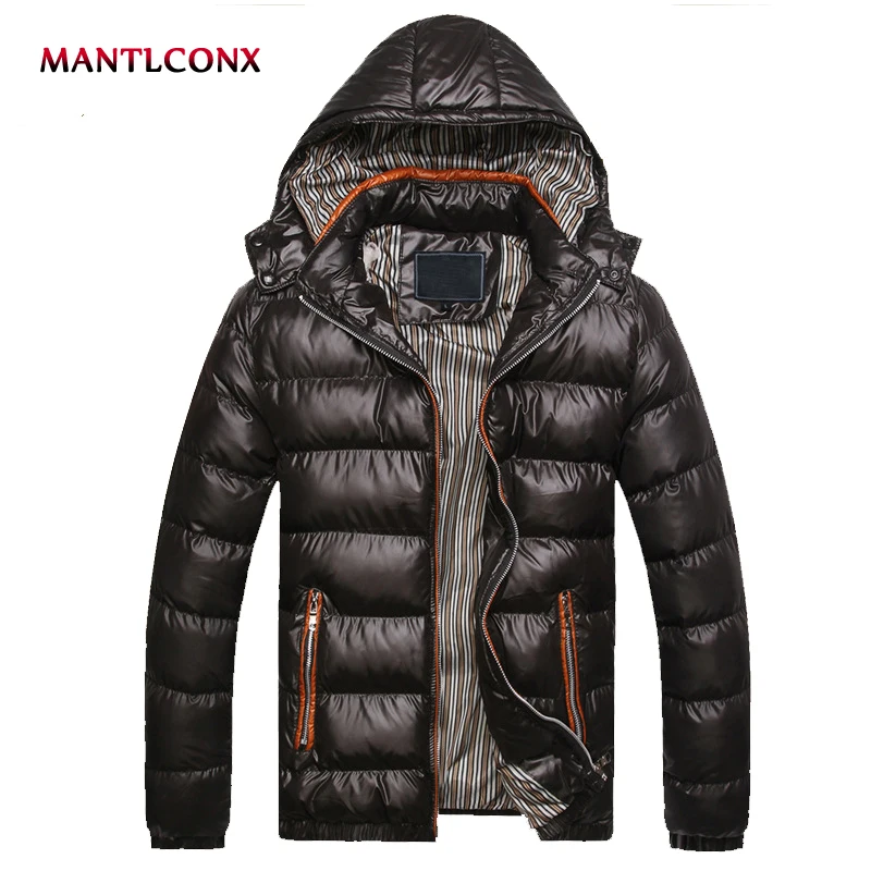 

MANTLCONX 5XL Men Winter Jacket Warm Male Coats Fashion Thick Thermal Men Parkas Casual Men Parkas Thick Warm Coat Male Colthing