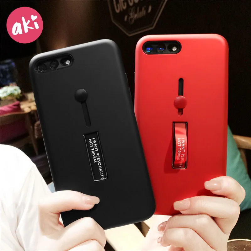 Чехол для телефона Аки iPhone 8 7 Plus роскошный чехол с кольцом и подставкой 6s 6 X |