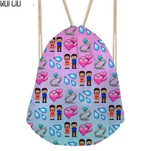 Женский милый рюкзак пляжная сумка для леди маленькая сумка на шнурке девушка шаблон туристический подарок студентов Mochilas