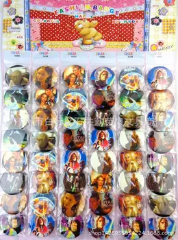 

48pcs/lot of star war badge, party gift bag decoration brooch, party favor decoration brooch