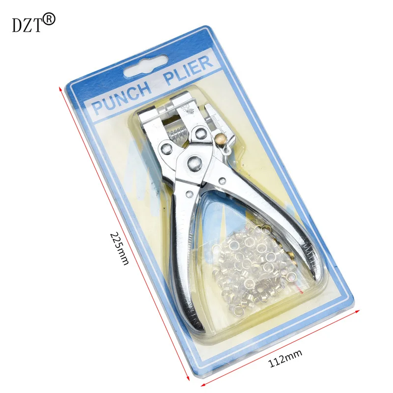 

2 in 1 eyelet plier for jewelry Canvas Clothes Leather Setting Rivets crimpping Pliers Tool punch plier paper hole punch