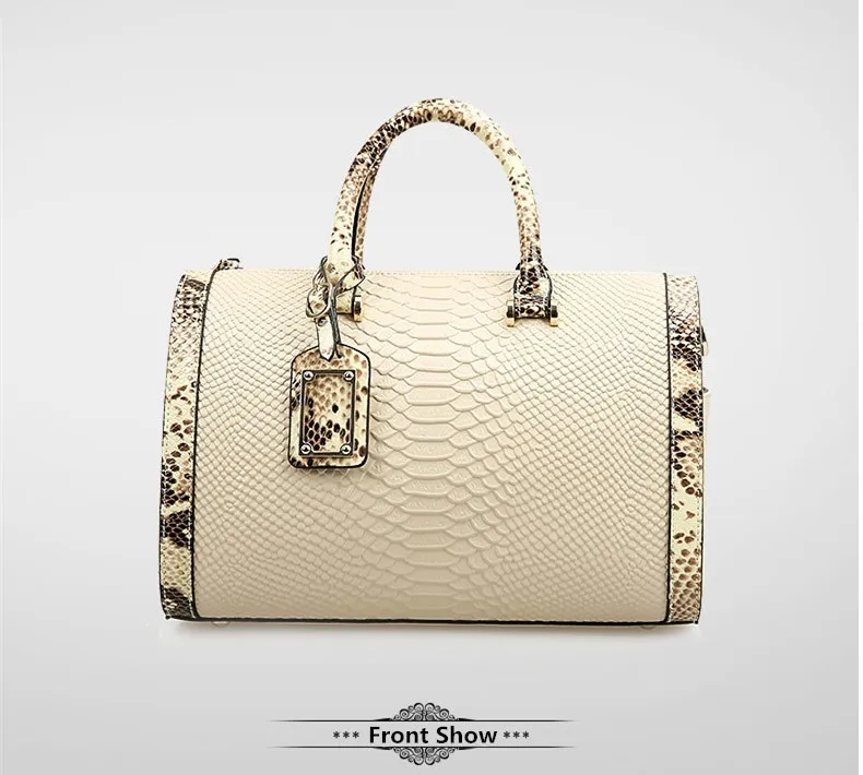 Лисохвост и Лилия Змеиный узор дизайнерские сумки из натуральной кожи женские сумки известных брендов сумки через плечо