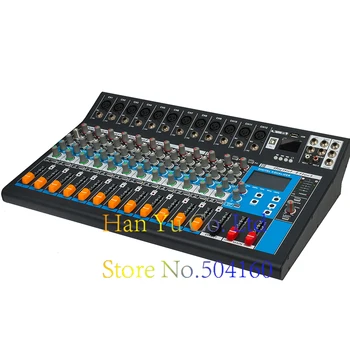 

Professional Karaoke Audio Mixer 12 Channel Amplifier Microphone Sound Mixing Console With USB 48V Phantom Power