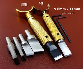 

Leathe Craft Adjustable Swivel Carving Knife Cutter Replace Blade Tool Set Stamping Knife Cutter Punch Chisel Edger Creaser Awl