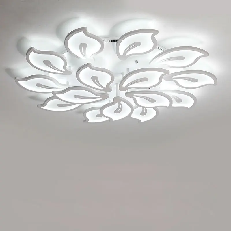 Acrylic White Led Lamp Modern Chandelier Lustre With Remote Control Living Room Kitchen Foyer Decor Home Lighting Fixtures 220V Acrylic White Led Lamp Modern Chandelier Lustre With Remote Control Living Room Kitchen Foyer Decor Home Lighting Fixtures 220V