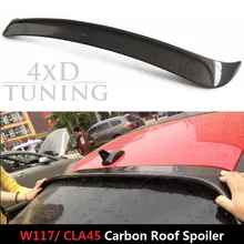 Piecha Стиль для Mercedes CLA КЛАСС W117 CL220 CLA200 CLA250 CLA45 AMG 2013 2014 2015 Углеродного Волокна Задний Спойлер На Крыше