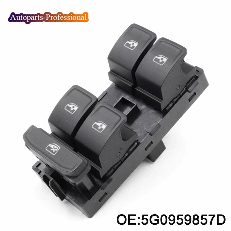 5G0959857D New Power Window Switch For Volkswagen Golf 7 Passat 3G Seat