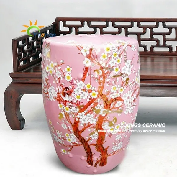 Различные китайский Famille Роуз фарфор Керамика сад сторону стола стул с Цветок Птица Дизайн
